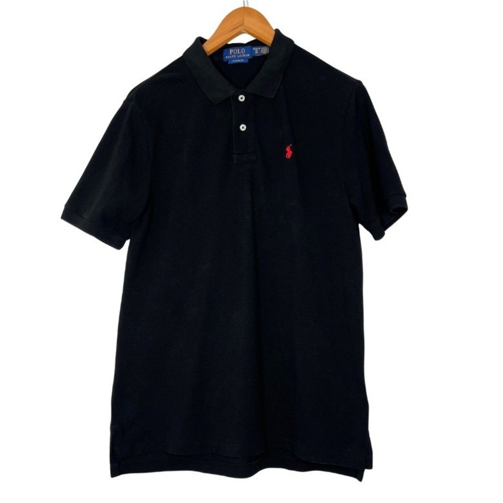 Polo Ralph Lauren Kids XL 18-20 Black Short Sleeve Classic Fit Cotton Polo Shirt